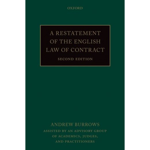 A Restatement of the English Law of Contract 2nd ed